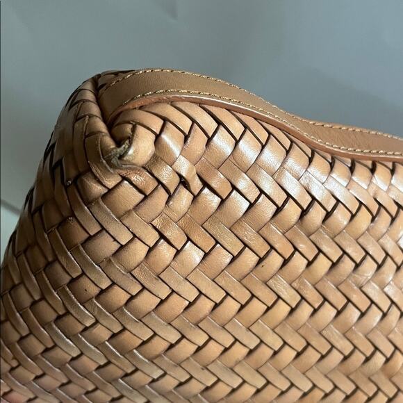 BRAHMIN Leather Woven Remy Bag, AUTHENTIC LUXURY, Brown - Picture 9 of 9